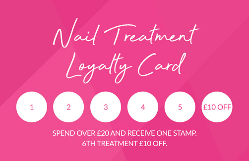 Nail salon loyalty cards in Gillingham, Medway